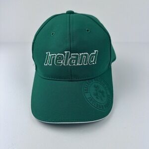 Ireland Lansdowne Men's S/M Baseball Cap Hat Green Adjustable 21"/ 54 cm